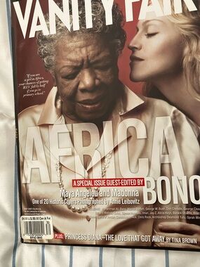 Vanity Fair 2007 cover w/ Maya Angelou & Madonna